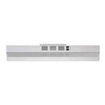 Forno Cappa 30-Inch Under Cabinet Range Hood, Stainless Steel, 200 CFM, Convertible, LED Lighting - BonPrix Électroménagers
