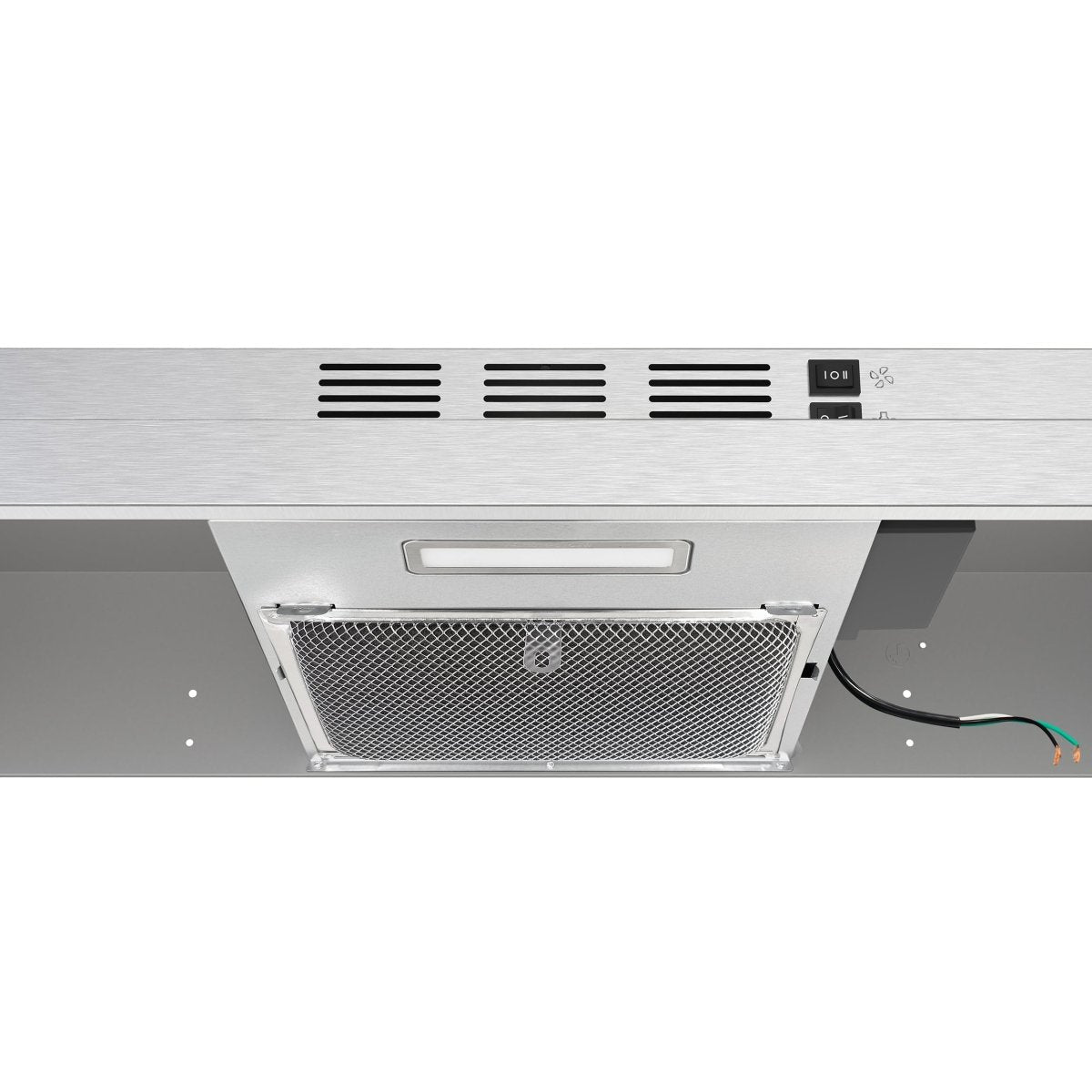 Forno Cappa 30-Inch Under Cabinet Range Hood, Stainless Steel, 200 CFM, Convertible, LED Lighting - BonPrix Électroménagers