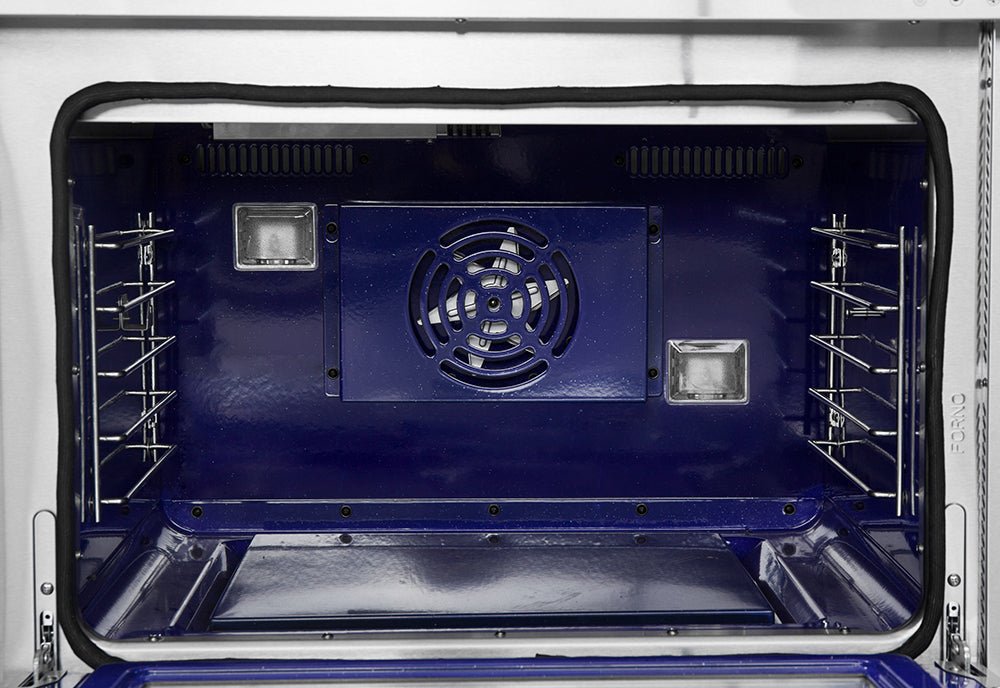 Forno Capriasca 30-Inch Freestanding Gas Range, 4 Burners, True Convection Oven - BonPrix Électroménagers