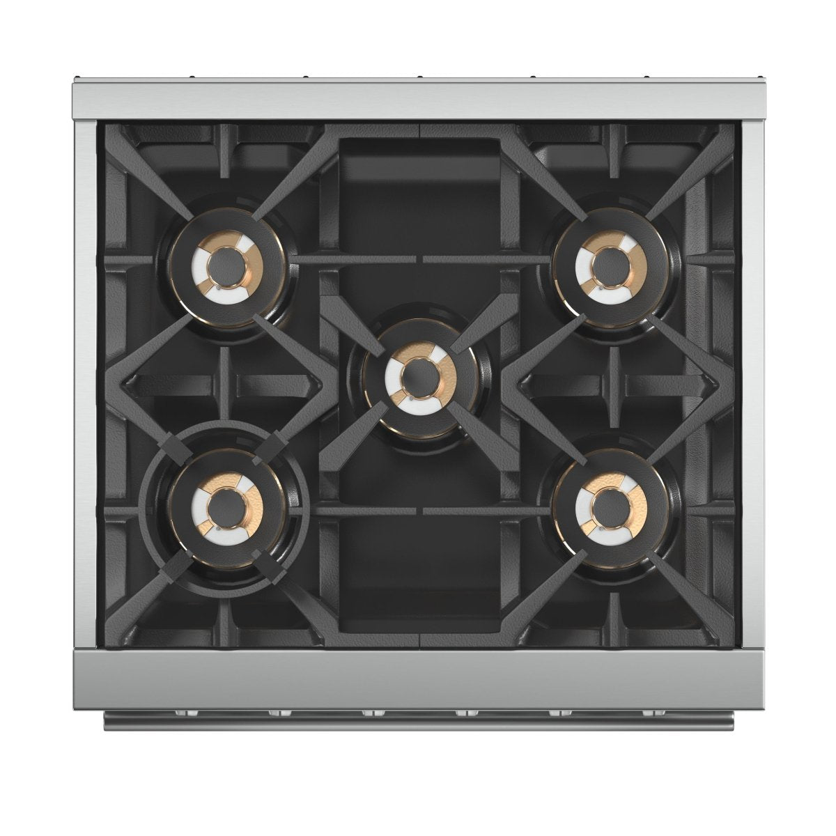 Forno Capriasca 30-Inch Freestanding Gas Range, 4 Burners, True Convection Oven - BonPrix Électroménagers