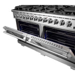 Forno Capriasca 60-Inch Freestanding Gas Range, 10 Burners, True Convection Oven - BonPrix Électroménagers