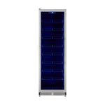 Forno Cesinali 24-Inch Built-In Beverage Cooler, 15.8 cu.ft, Stainless Steel, Dual Temperature Zones, LED Interior Lighting, Adjustable Shelves - BonPrix Électroménagers