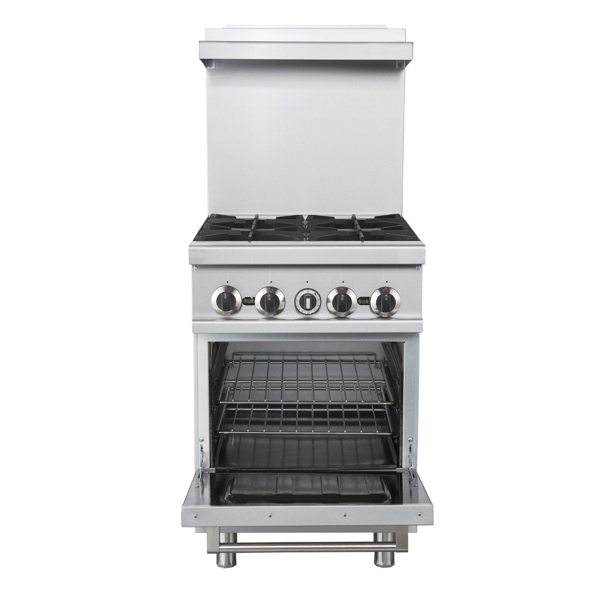Forno Commerciale 24 Inch Gas Range with 4 Burners - BonPrix Électroménagers