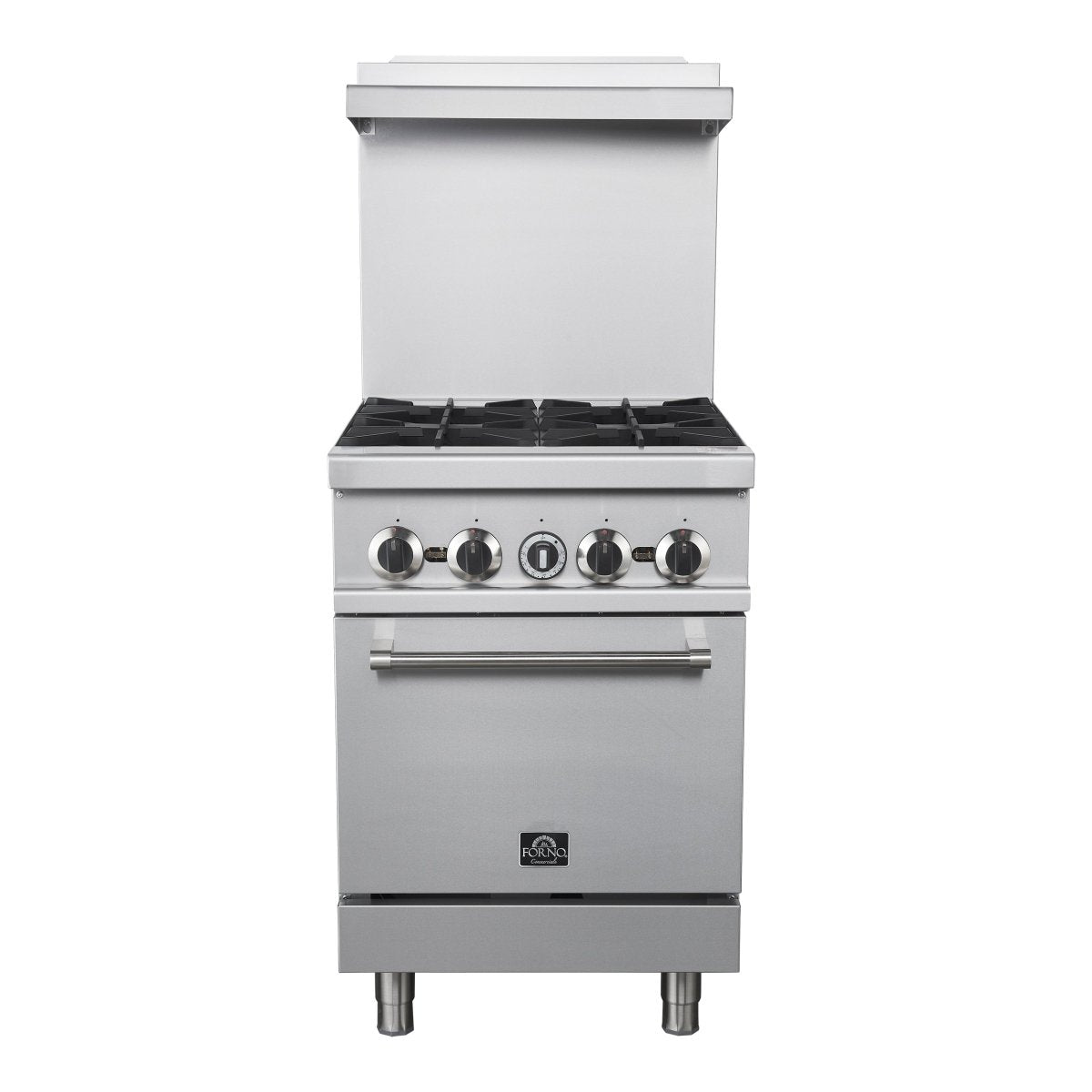 Forno Commerciale 24 Inch Gas Range with 4 Burners - BonPrix Électroménagers