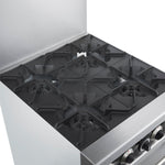 Forno Commerciale 24 Inch Gas Range with 4 Burners - BonPrix Électroménagers