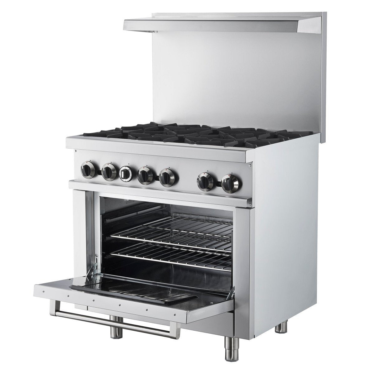 Forno Commerciale 36 Inch Gas Range with 6 Burners - BonPrix Électroménagers