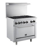 Forno Commerciale 36 Inch Gas Range with 6 Burners - BonPrix Électroménagers