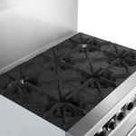 Forno Commerciale 36 Inch Gas Range with 6 Burners - BonPrix Électroménagers