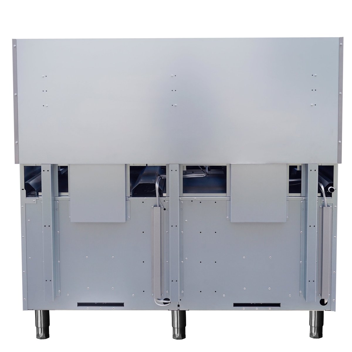 Forno Commerciale 60 Inch Stainless Steel Gas Range, 10 Burners 300,000 BTU Total, 9.3 cu.ft. Ovens - BonPrix Électroménagers