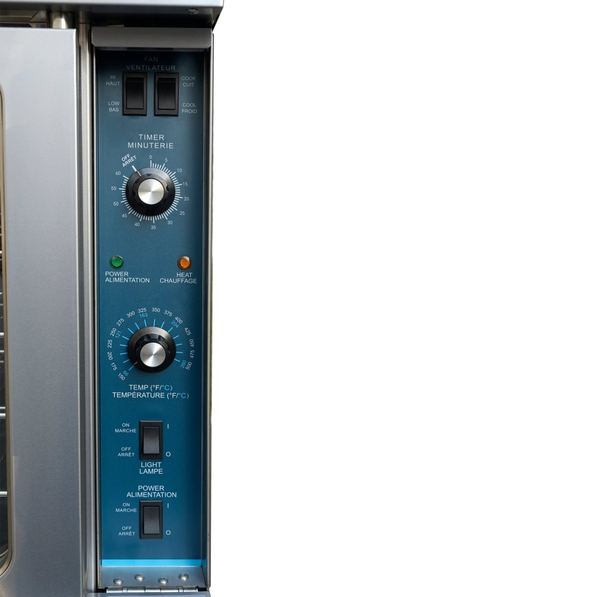 Forno Commerciale Convection Gas Oven, 3 burners 54,000?BTU, 150–500°F, stainless steel, NG/LP convertible - BonPrix Électroménagers