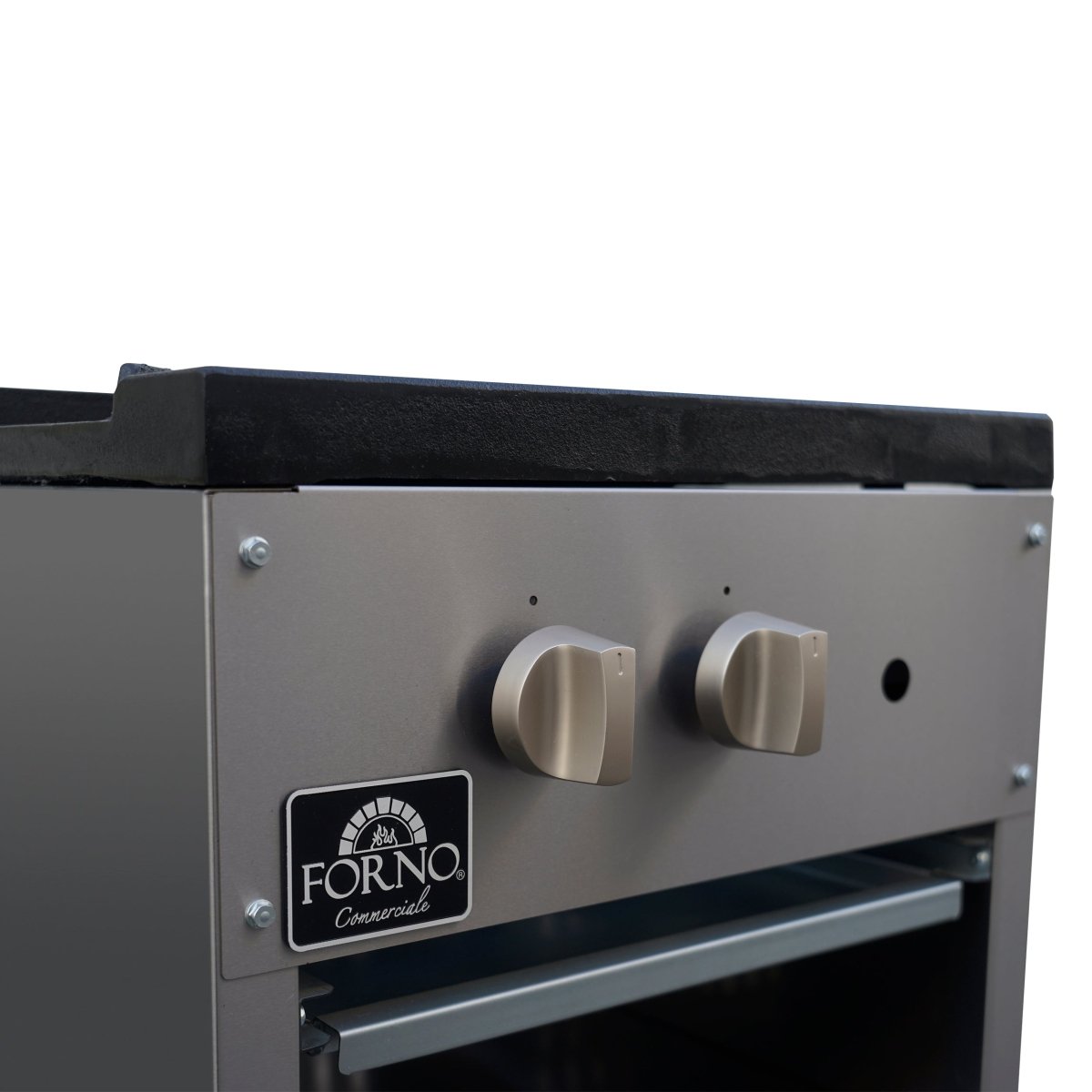 Forno Commerciale gas stock pot range, 1 powerful 3-ring burner, 80,000?BTU, durable stainless steel, heavy-duty cast iron grate - BonPrix Électroménagers