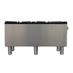 Forno Commerciale gas stock pot range, 2 powerful 3-ring burners, 160,000?BTU, durable stainless steel, heavy-duty cast iron grates - BonPrix Électroménagers