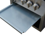 Forno Commerciale gas stock pot range, 2 powerful 3-ring burners, 160,000?BTU, durable stainless steel, heavy-duty cast iron grates - BonPrix Électroménagers