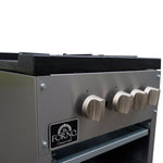 Forno Commerciale gas stock pot range, 2 powerful 3-ring burners, 160,000?BTU, durable stainless steel, heavy-duty cast iron grates - BonPrix Électroménagers