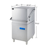 Forno Commerciale Hood Dishwasher - BonPrix Électroménagers