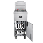 Forno Commerciale Propane Gas Deep Fryer, 4 Burners 120,000 BTU, 50 lbs Oil Capacity, Millivolt Control - BonPrix Électroménagers