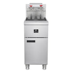 Forno Commerciale Propane Gas Deep Fryer, 4 Burners 120,000 BTU, 50 lbs Oil Capacity, Millivolt Control - BonPrix Électroménagers
