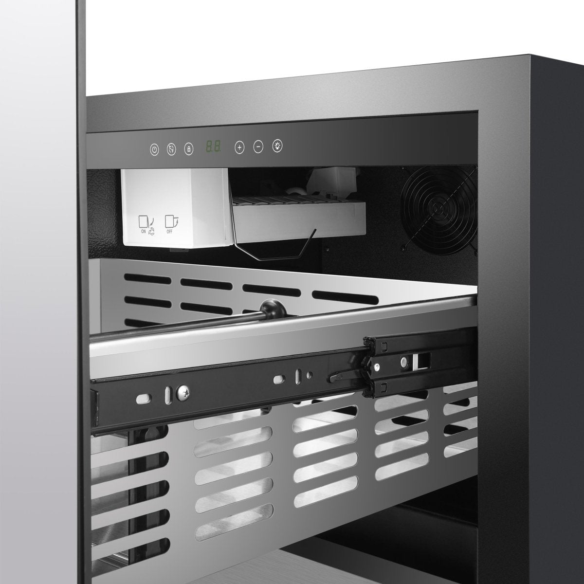Forno Cosenza 24" Built-In Indoor/Outdoor Drawer Freezer with Ice Maker, 4.69 cu.ft. - BonPrix Électroménagers