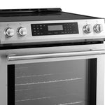 Forno Donatello Espresso 30-Inch Slide-In Stainless Steel Induction Range, Convection Oven, 5 Cooking Zones, Touch Control Panel - BonPrix Électroménagers