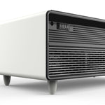 Forno Evoluto Tavolo 51-Inch White Smart Coffee Table – Dual Refrigerator Drawers, Bluetooth 5.0 Audio, Wireless Charging & RGB Ambient Light - BonPrix Électroménagers
