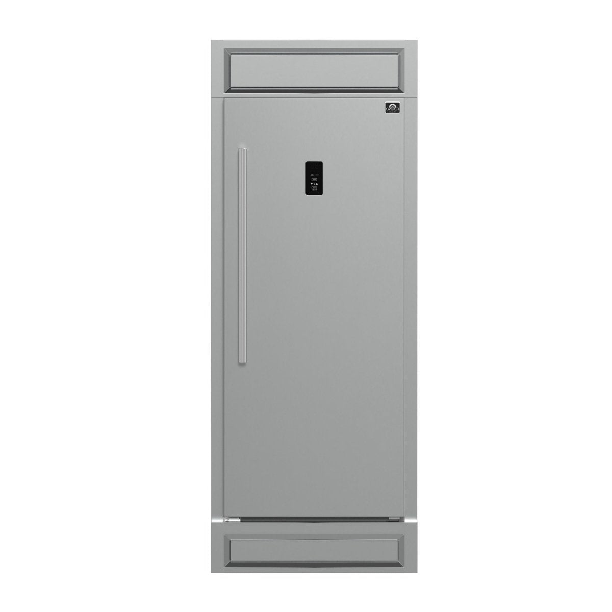 Forno Fortezza 32 Inch Right-Swing Convertible Refrigerator/Freezer with Trim Kit, Stainless Steel, Total No Frost - BonPrix Électroménagers