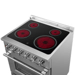 Forno Galiano 30-Inch Freestanding Electric Range, True Convection, Energy Efficient - BonPrix Électroménagers