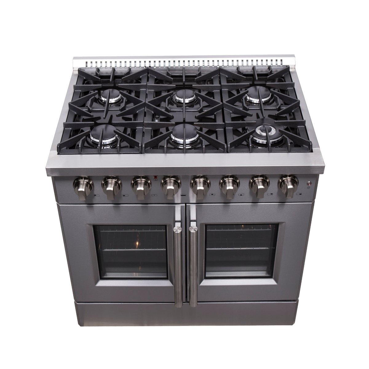 Forno Galiano 36" Freestanding French Door Dual Fuel Range - BonPrix Électroménagers