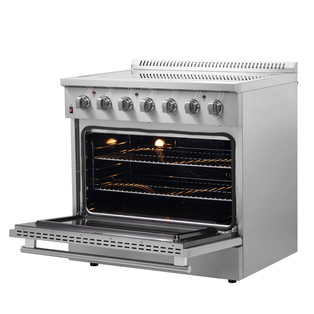 Forno Galiano 36-Inch Freestanding Electric Range, True Convection, Energy Efficient - BonPrix Électroménagers