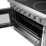 Forno Galiano 36-Inch Freestanding French Door Electric Range, True Convection, Energy Efficient - BonPrix Électroménagers