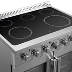 Forno Galiano 36-Inch Freestanding French Door Electric Range, True Convection, Energy Efficient - BonPrix Électroménagers