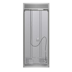 Forno Gallipoli 30-Inch French Door Refrigerator, 17.5 cu.ft Capacity, Decorative Grill, 34-Inch Width, Stainless Steel, No Frost Technology, Energy Efficient - BonPrix Électroménagers