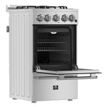 Forno Lamazze 20-Inch Freestanding Gas Range, Compact Design, Energy Efficient - BonPrix Électroménagers