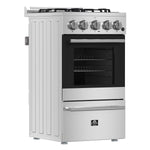 Forno Lamazze 20-Inch Freestanding Gas Range, Compact Design, Energy Efficient - BonPrix Électroménagers