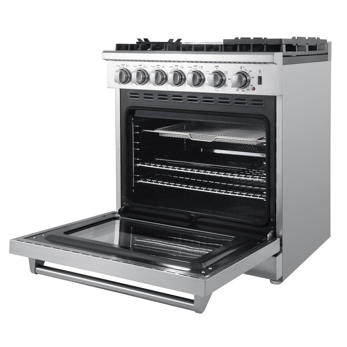 Forno Lazio 30-Inch Freestanding Dual Fuel Range, 5 Burners, True Convection Oven - BonPrix Électroménagers