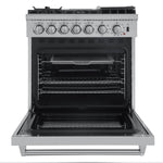 Forno Lazio 30-Inch Freestanding Dual Fuel Range, 5 Burners, True Convection Oven - BonPrix Électroménagers