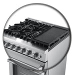 Forno Lazio 30-Inch Freestanding Dual Fuel Range, 5 Burners, True Convection Oven - BonPrix Électroménagers