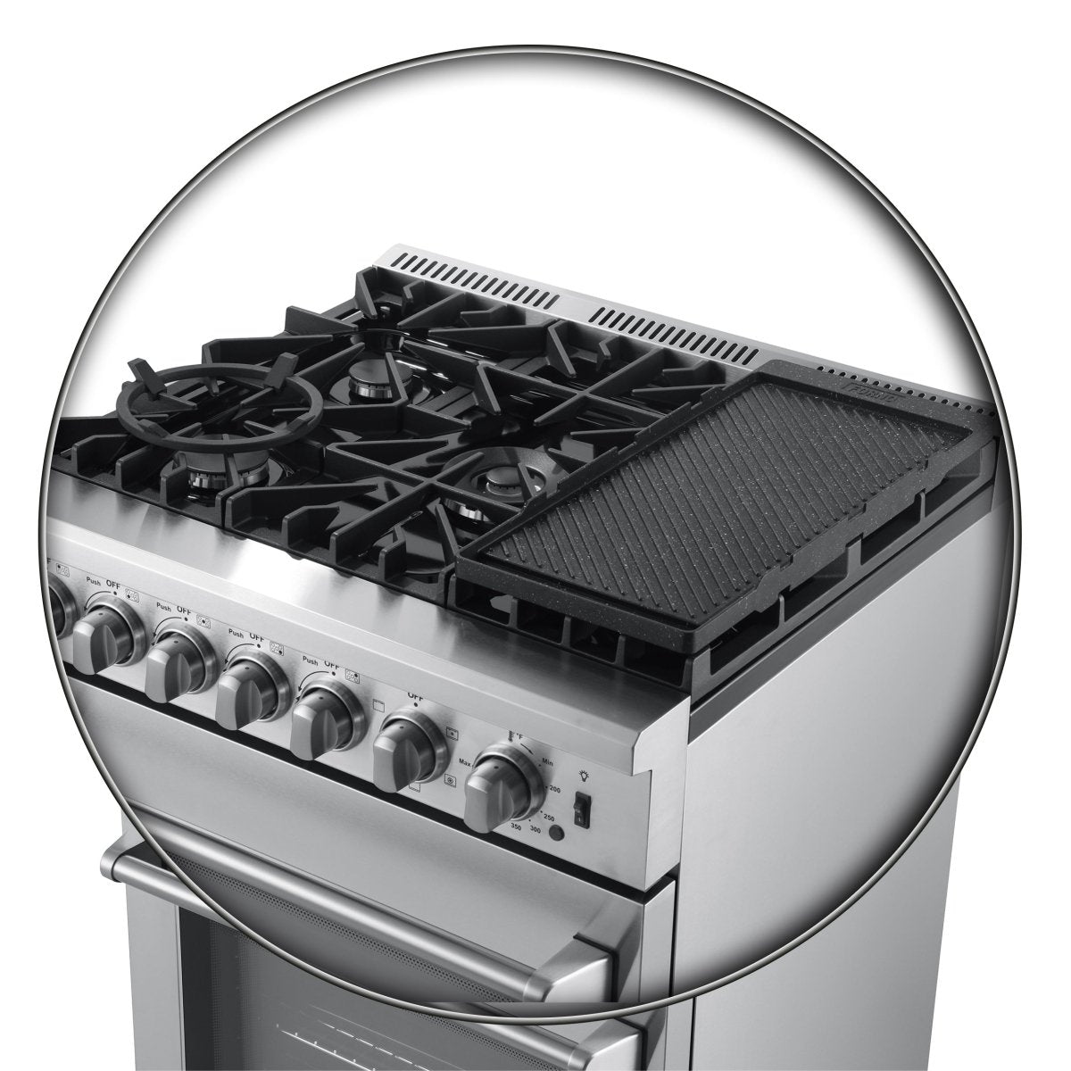 Forno Lazio 30-Inch Freestanding Dual Fuel Range, 5 Burners, True Convection Oven - BonPrix Électroménagers