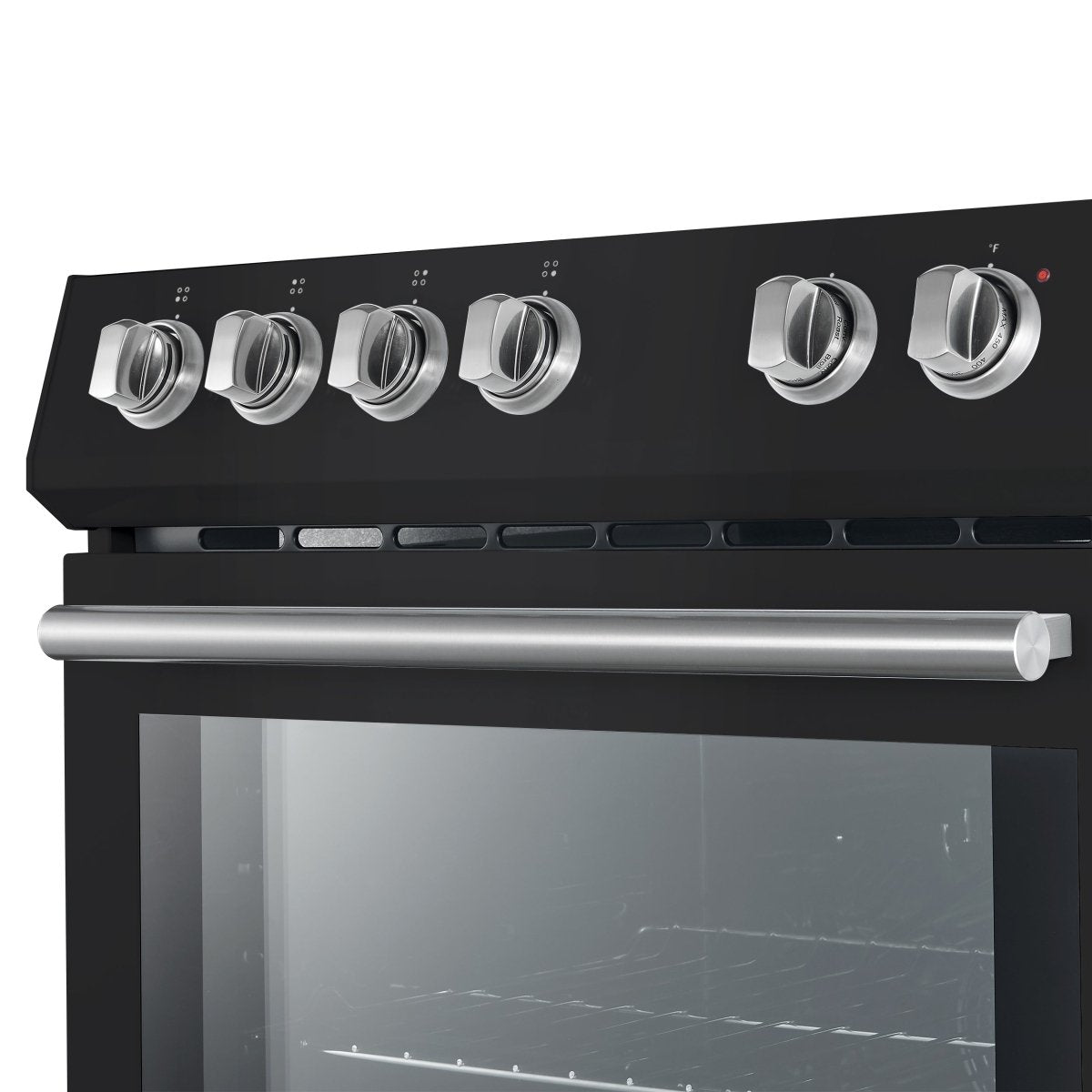 Forno Leonardo Espresso 30-Inch Black Electric Range, True Convection, Energy Efficient - BonPrix Électroménagers