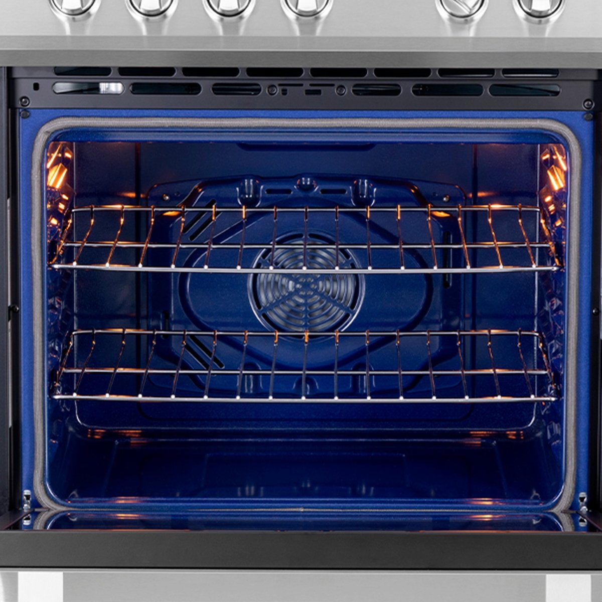 Forno Leonardo Espresso 30-Inch Slide-In Stainless Steel Induction Range, Convection Oven, 5 Cooking Zones - BonPrix Électroménagers
