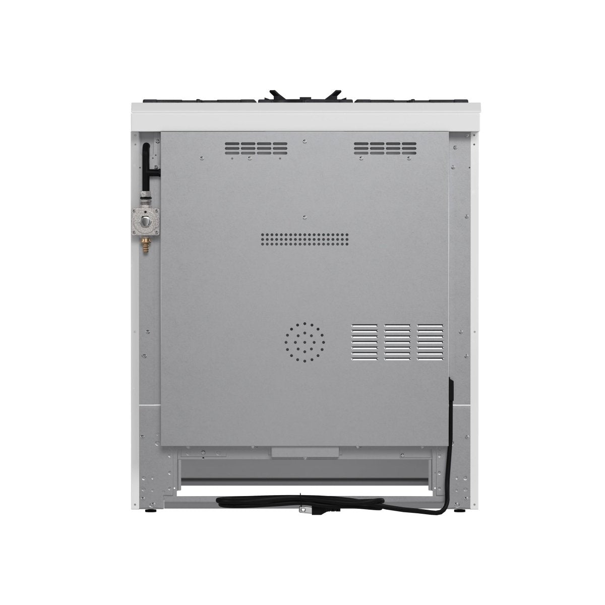 Forno Leonardo Espresso 30-Inch White Gas Range, 5 Burners, 39,500 BTU, 5 cu.ft Convection Oven - BonPrix Électroménagers