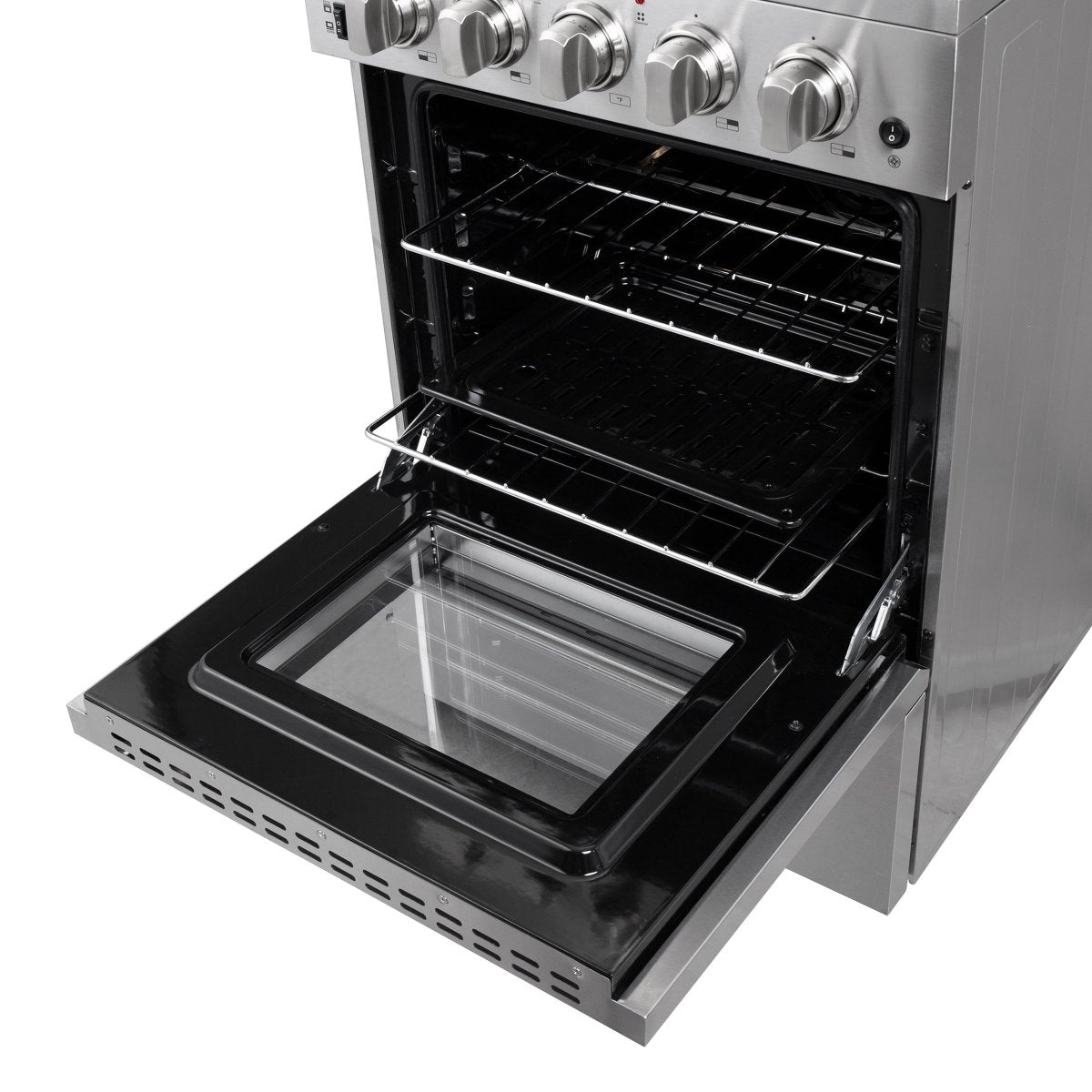 Forno Loiano 24-Inch Freestanding Electric Range, Canada Version, No Rotisserie Function, Plug and Cord Included - BonPrix Électroménagers