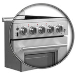 Forno Loiano 24-Inch Freestanding Electric Range, Canada Version, No Rotisserie Function, Plug and Cord Included - BonPrix Électroménagers