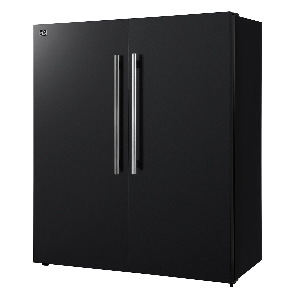 Forno Maderno 2-28-Inch Wide Convertible Refrigerator/Freezer in Black, Decorative Trim Grill, 27.2 cu.ft, 84-Inch High, ENERGY STAR Certified - BonPrix Électroménagers