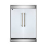 Forno Maderno 2-28-Inch Wide Convertible Refrigerator/Freezer in White, Decorative Trim, 27.2 cu.ft, 84-Inch High, ENERGY STAR Certified - BonPrix Électroménagers
