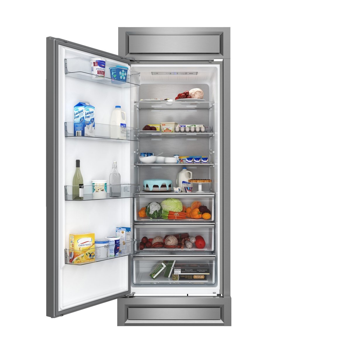 Forno Maderno 28-Inch Built-In Convertible Refrigerator, 13.6 cu.ft, Left Swing, Decorative Grill, ENERGY STAR Certified - BonPrix Électroménagers