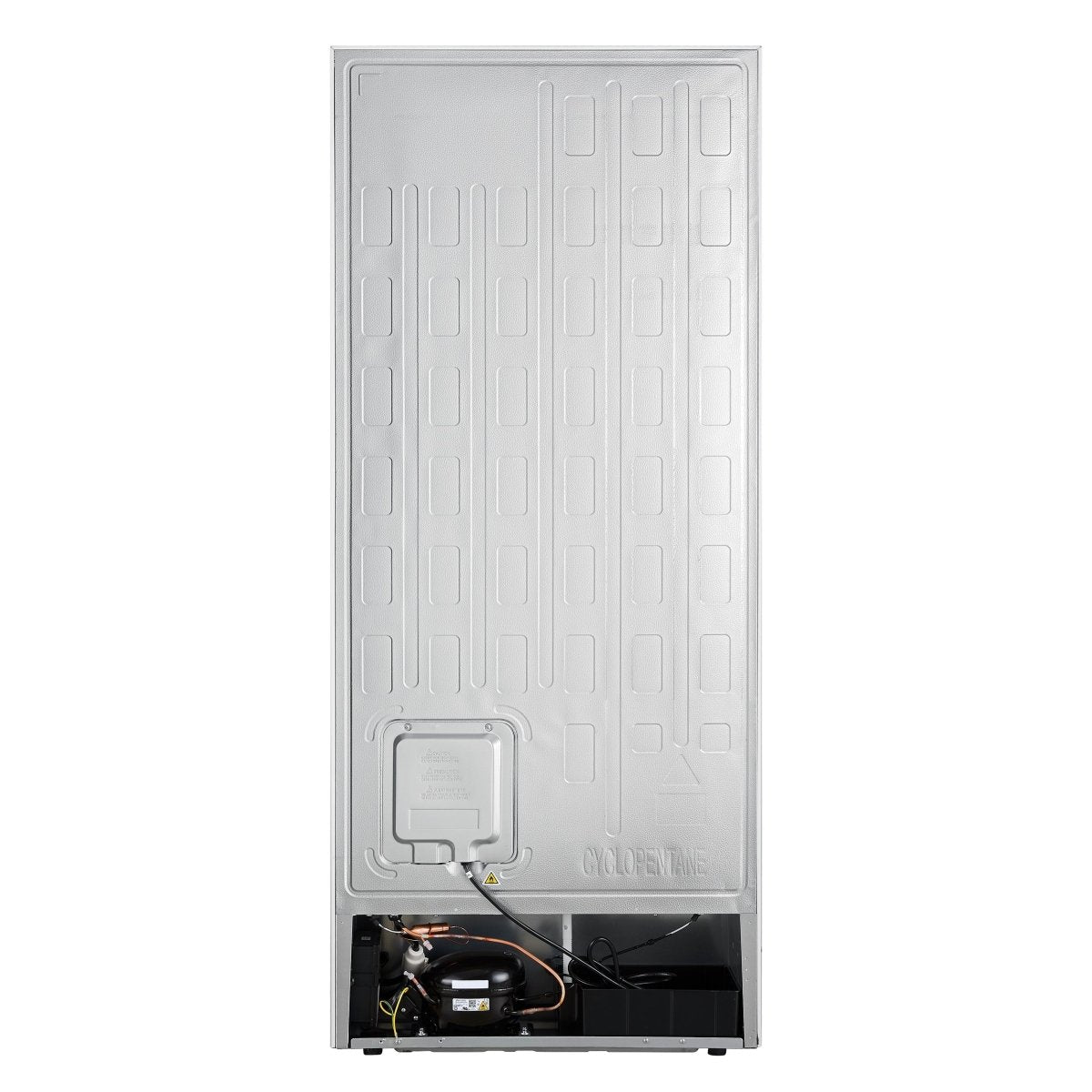 Forno Maderno 28-Inch Convertible Upright Freezer/Refrigerator in White with Antique Brass Handle, 13.6 cu.ft., Left Swing - BonPrix Électroménagers