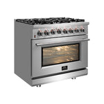 Forno Massimo 30-Inch Freestanding Dual Fuel Range, 4 Burners, Double Convection Ovens - BonPrix Électroménagers