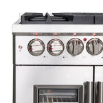Forno Massimo 30-Inch Freestanding French Door Dual Fuel Range, 4 Burners, True Convection Oven - BonPrix Électroménagers