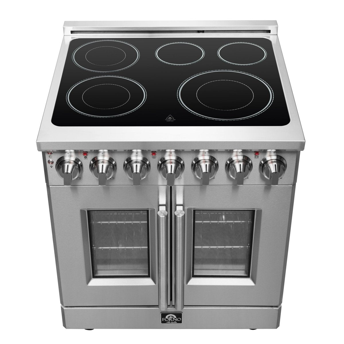 Forno Massimo 30-Inch Freestanding French Door Electric Range, True Convection Oven - BonPrix Électroménagers