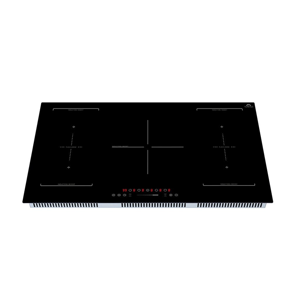 Forno Ornonzo 36-Inch Induction Cooktop, 5 Zones, 2 Flex-Zones, 10,200W Total Power, Touch Control, 9 Power Levels - BonPrix Électroménagers